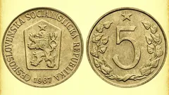 Desetitisíce za drobnou minci: vzestup zkušebních 5 h z roku 1967 v aukcích